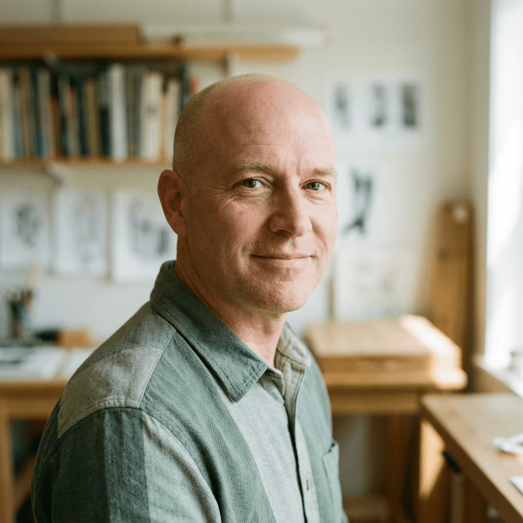 Samuel Hansen, founder of Collins Cybersecurity Monitoring, in a professional headshot with a neutral background